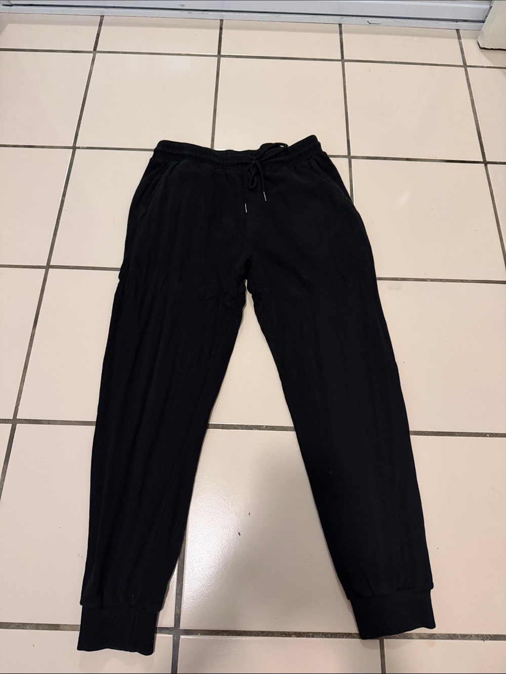 SHEIN Black Drawstring Jogger Sweatpants